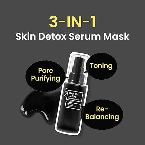 Coxir Black Rice TXA Pore Purifying Mask 50ml (EXP2027/04/30) 