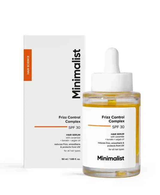 Minimalist Frizz Control Complex SPF 30 Hair Serum 50ml 
