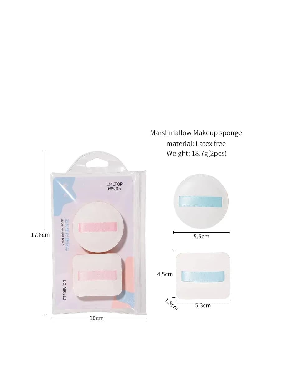 LMLTOP Beauty Makeup Tools 2pcs Puff