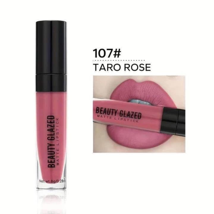 Beauty Glazed Matte Lipstick (107- Taro Rose) 8g 