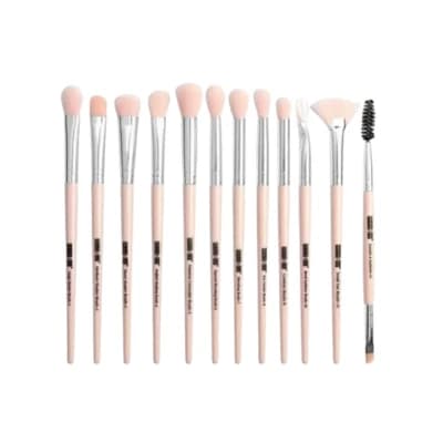 Maange 12pcs Mix Makeup Brush Set Pink