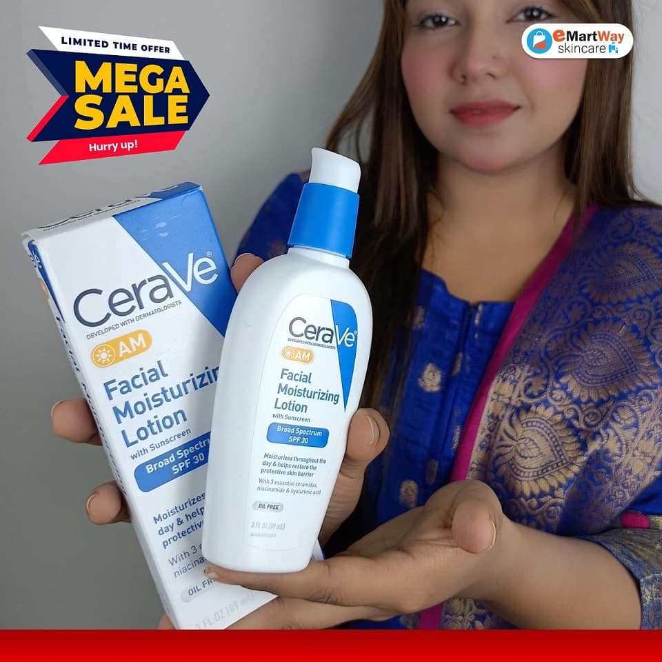 CeraVe AM Facial Moisturizing Lotion with Sunscreen 89ml (EXP2027/08/30) 