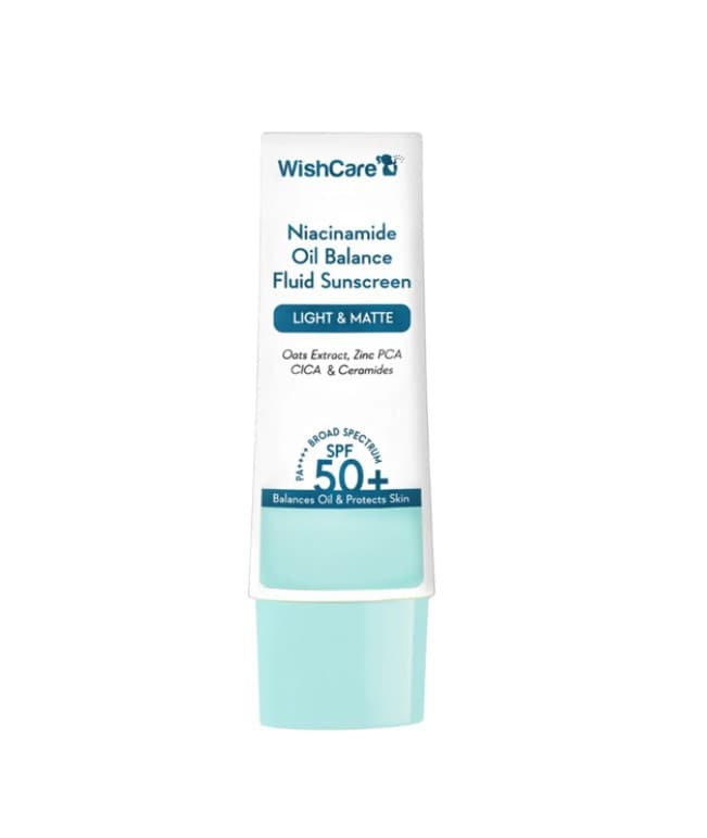 WishCare Niacinamide Oil Balance Fluid Sunscreen Spf 50+ Pa+++ 