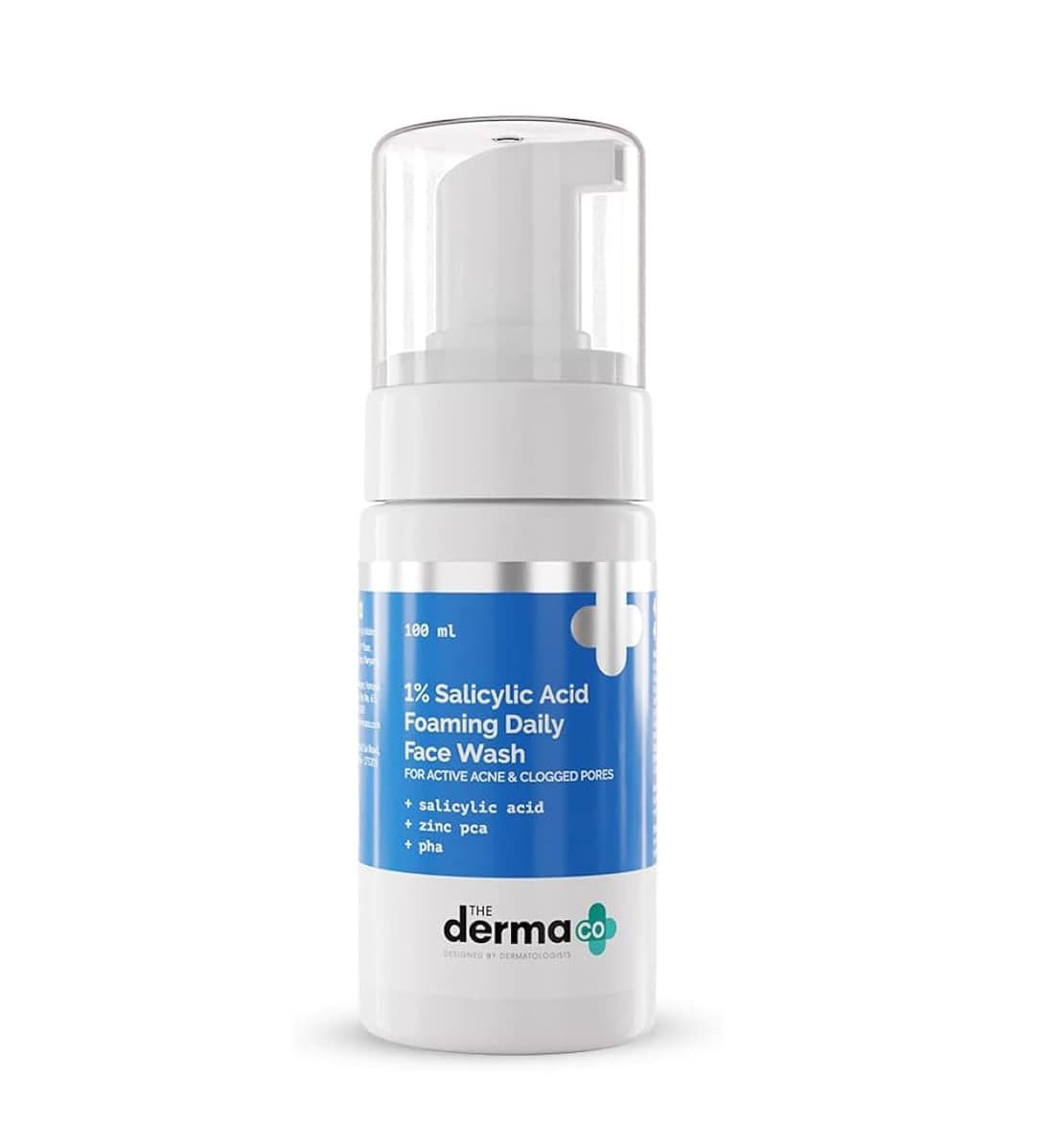 The Derma Co 1% Salicylic Acid Foaming Daily Face Wash For Acne 100ml 
