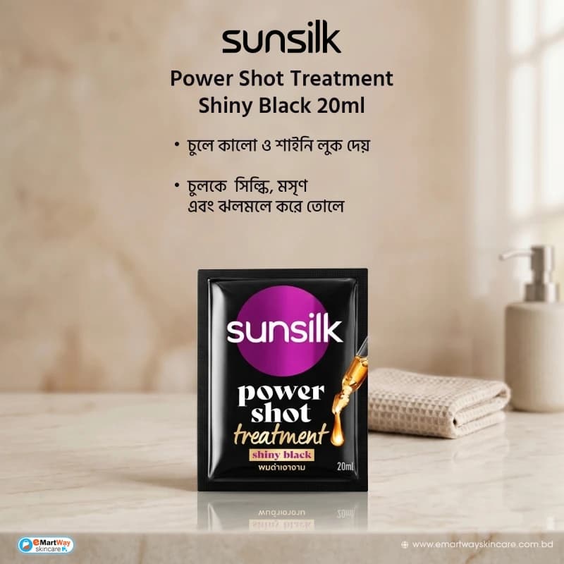 Sunsilk Power Shot Treatment  Shiny Black 20ml 