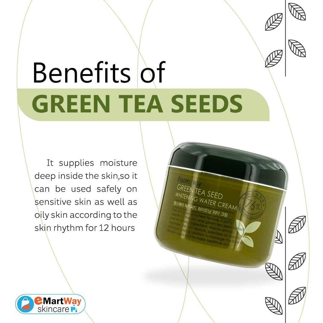 Farm Stay Green Tea Seed Brightening Water Cream 100ml 