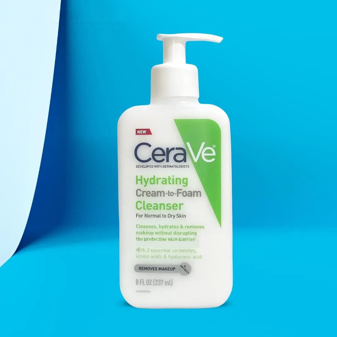Cerave Hydrating Cream To Foam Cleanser For Normal To Dry Skin 237ml 