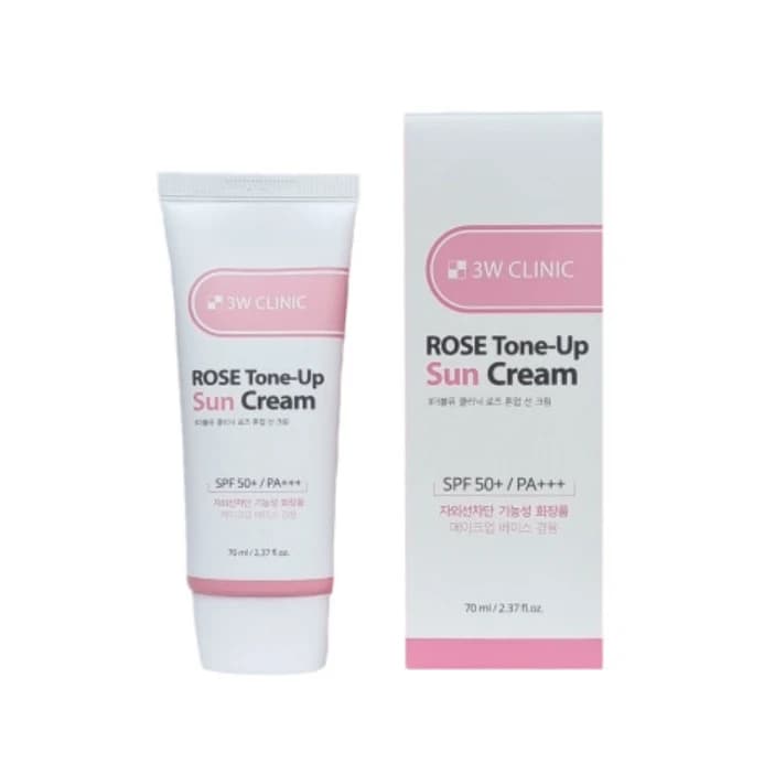 3w Clinic Rose Tone-Up Sun Cream Spf 50+ PA+++ 70ml