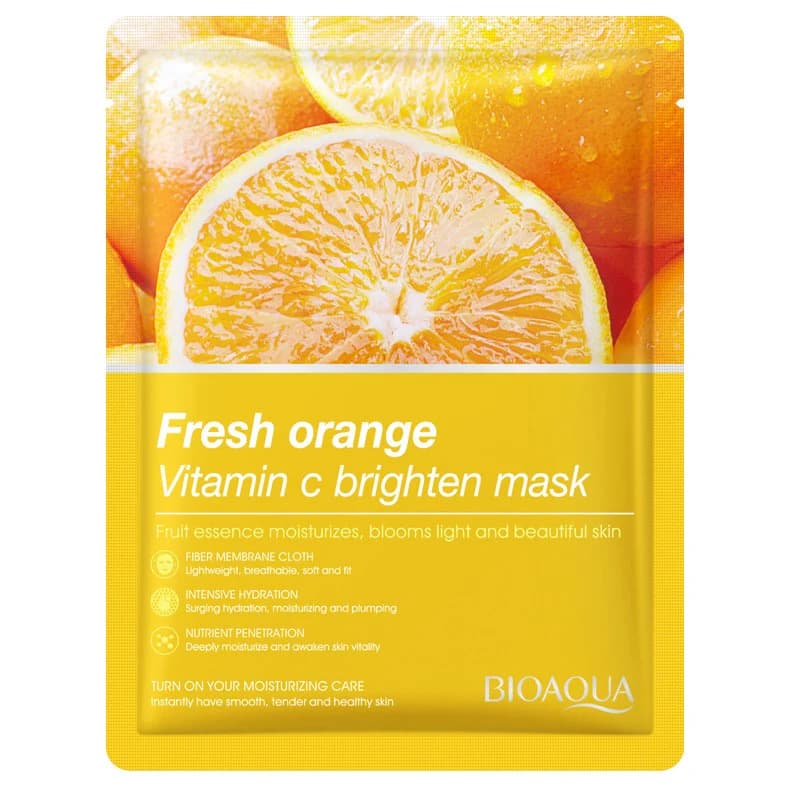 BIOAQUA Freshen Orange Vitamin C Brighten Facial Mask 25g 