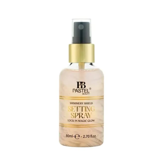 PASTEL BEAUTY Rose Gold Shimmery Shield Setting Spray Sunrise (PB-MF28) 80ml 