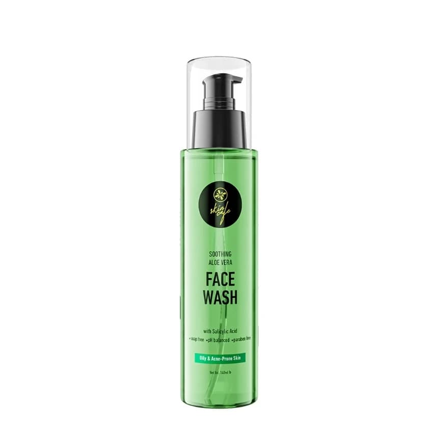 Skin Cafe Soothing Aloe Vera Facewash with Salicylic Acid 140ml 