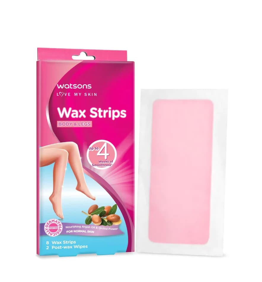 Watsons Wax Strips Body & Legs for Normal Skin 