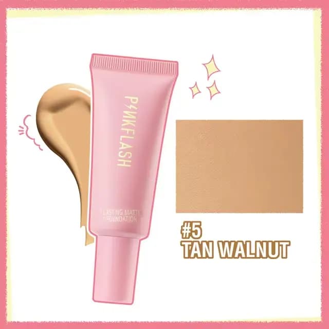 PiNKFLASH Lasting Matte Foundation PF-F03 (Tan Walnut-#05) 25g