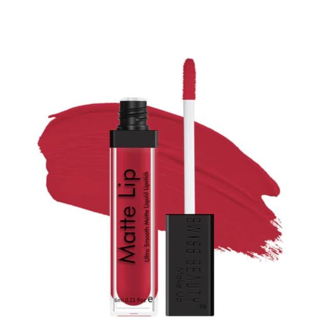 Swiss Beauty Matte Lip Liquid Lipstick- (Hot Red-01) 6ml