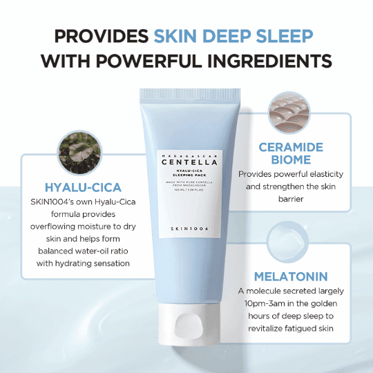 SKIN1004 Madagascar Centella Hyalu-Cica Sleeping Pack 100ml 