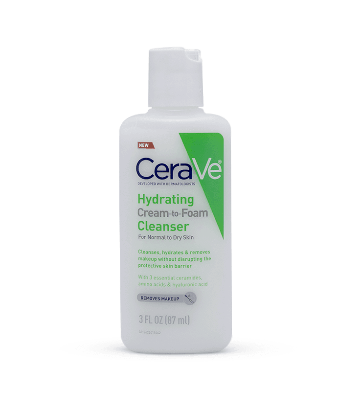 Cerave Hydrating Cream To Foam Cleanser 87ml 