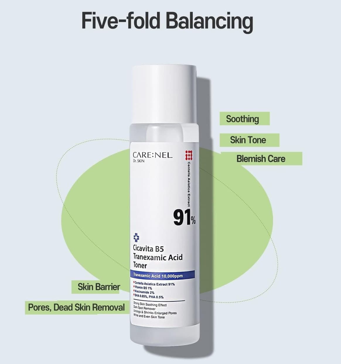 Carenel Cicavita B5 Tranexamic Acid Toner 155ml 