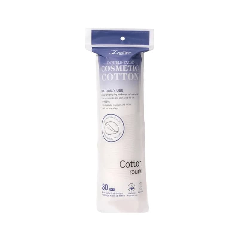 LMLTOP Double Faced Cosmetics Cotton Pad 80pcs 