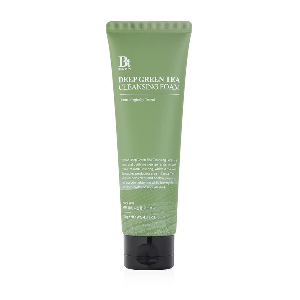 Benton Deep Green Tea Cleansing Foam 120g (EXP2027/08/11) 