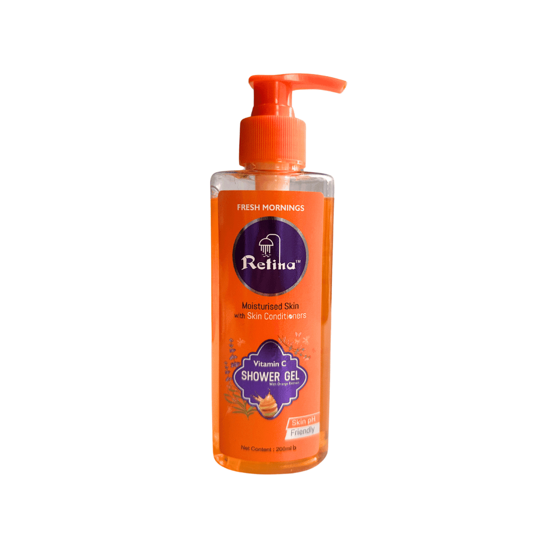 Retina Vitamin C Shower Gel with Orange Extract 200ml 