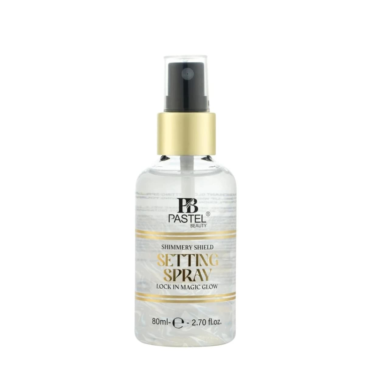 PASTEL BEAUTY Silver Shimmery Shield Setting Spray Moonlight (PB-MF29) 80ml 