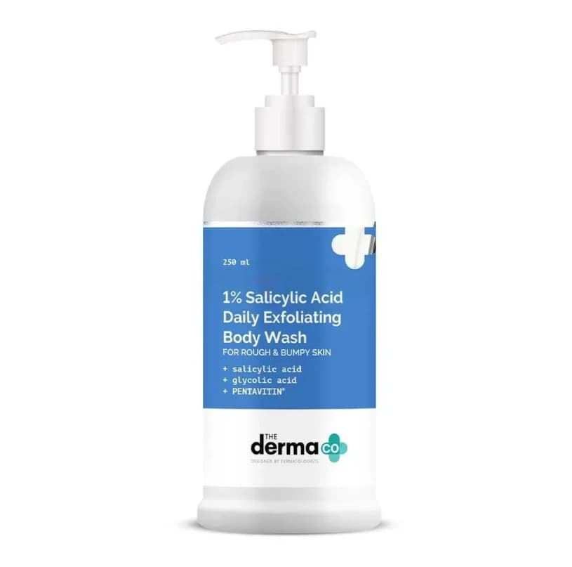 The Derma Co 1% Salicylic Acid Daily Exfoliating Body Wash 250ml 