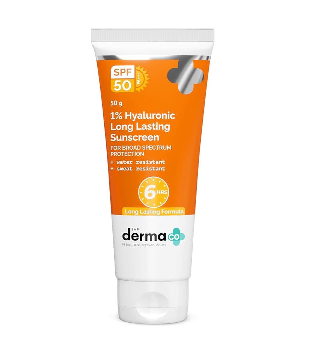 The Derma Co 1% Hyaluronic Sunscreen SPF 50 | 50g